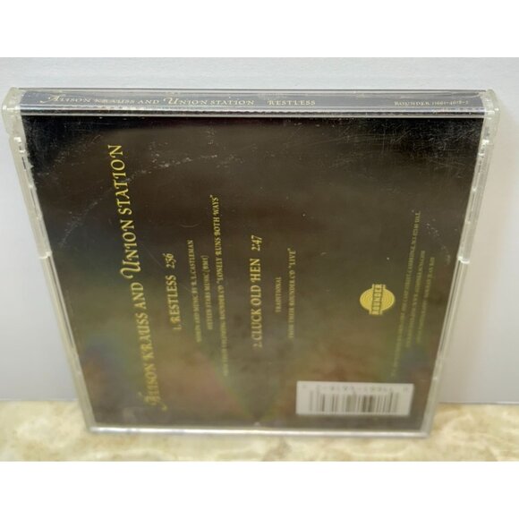 Alison Krauss & Union Station Restless CD Single Country Folk 2 Tracks 2004 - Picture 6 of 6
